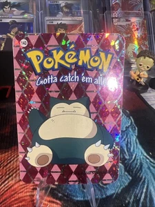Snorlax #143 - Vintage Vending Machine Prism Sticker 2000 - Pokemon Card - Picture 1 of 2