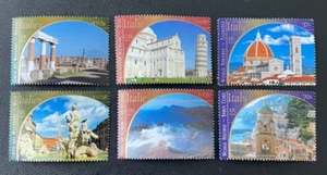 United Nations 2002 MNH World Heritage Italy Singles From All 3 Offices - Picture 1 of 1