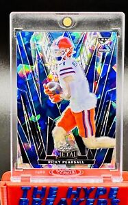 /7 Ricky Pearsall Blue Ice Crystals 2024 Leaf Metal Football San Francisco 49ers