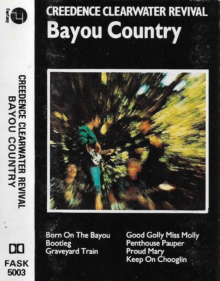  Creedence Clearwater Revival ‎Bayou Country CASSETTE ALBUM Reissue Rock  - Image 1 of 1