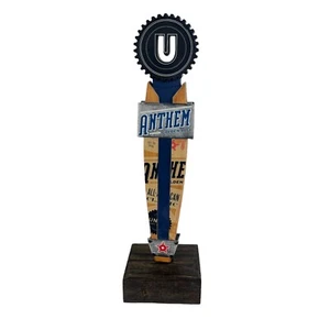 Union Craft Brewing "Anthem Golden Ale" Beer Tap Handle Mancave Pub - Picture 1 of 10
