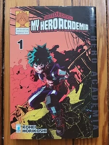 My Hero Academia 1 LIMITED EDITION/Variant ITALIAN w/ Poster - CLEAN - Picture 1 of 19