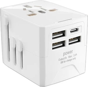 Universal Travel Adapter, International Travel Adapter European Travel Plug,6A S - Picture 1 of 7