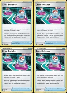 Cross Switcher 230/264 - Fusion Strike - Pokemon Trainer Card Set - Playset x4 - Picture 1 of 1