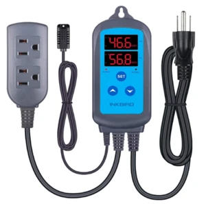 INKBIRD IHC200 Humidity Controller Pre Wired Outlet Dual Stage Humidifier Dehumi - Picture 1 of 9