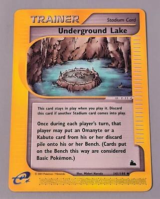 Underground Lake #141/144 Uncommon aus Skyridge von 2003 Pokemon EN Mint Vintage - Bild 1 von 3