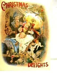 Replica of 1890 Christmas Delights Paperback Book Color Illustrated   #6 - Bild 1 von 6