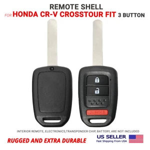 Carcasa de llave de cabeza remota para Honda CR-V Crosstour ajuste con hoja de 3 botones HON66 - Imagen 1 de 1