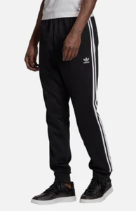 Adidas Classics Primeblue Pantalone Uomo Small Track Nero Bianco - Nuovo con etichette - Foto 1 di 8