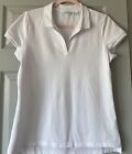 NWT Women’s Calvin Klein  White Polo T- Shirt  Size M, Ret $ 39.50