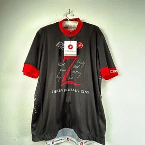 Castelli Cycling Jersey Size XXXL Deadly Zins Michael David Winery Black New - Picture 1 of 7