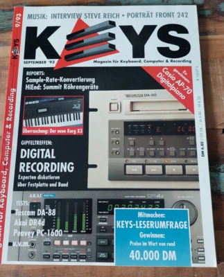 Front 242 KEYS 09/93 Synthesizer rar - Bild 1 von 2