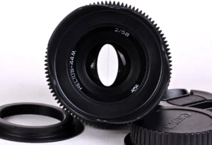 Helios 44m 2/58mm Anamorphic Lens M42 Cine mod lens BOKEH + Adapter Canon EF - Picture 1 of 20