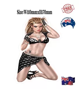 Sexy Pinup Girl - Vinyl Sticker.AU Seller - Picture 1 of 3