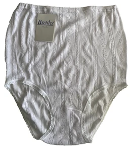 Brettles 2er Pack weiß Slips XL 20 - 22 100% Baumwolle Slips Pants Unterwäsche - Bild 1 von 8