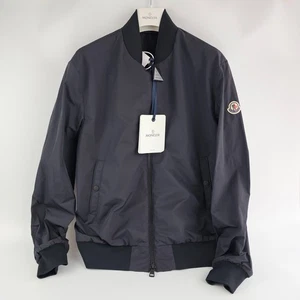 MONCLER Grammot Men's Black Bomber Jacket New - Picture 1 of 11