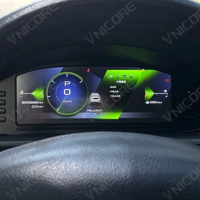 Painel de instrumentos digital cluster virtual cockpit para Peugeot 407 2004-2010 - Imagem 1 de 4