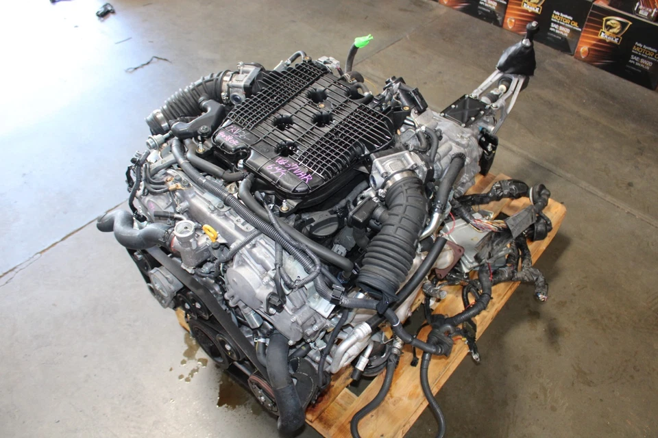 JDM INFINTI G37 VQ37VHR Engine & Manual 6 Speed Transmission Nissan 370Z - Image 1 of 4
