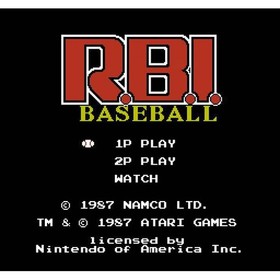 Rbi Baseball (Black Cart) (NES) Cart Only