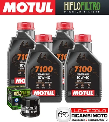 Kit cutting 4 OIL [MOTUL] 7100 10w40 + FILTER Kawasaki Z 1000 2005 2006 - Image 1 of 4
