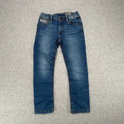 Jeans Diesel Industry Waykee J US Kids 8Y Denim Calce Recto Cintura Ajustable Foto 1 de 4