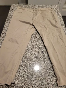 Pantalones de mezclilla Levis 541 para hombre 42x30 caqui atléticos cónicos rectos chinos cinco bolsillos - Imagen 1 de 8