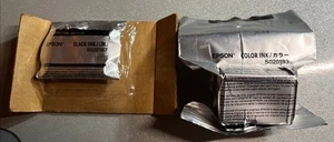 Genuine Epson S020187 Black & S020193 Color Ink Cartridges for Stylus - Picture 1 of 4