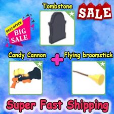 Tombstone/ Candy Cannon/ Flying Broomstick - | Toys Pet Roblox | Legendary Pets!