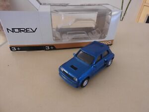norev 1/54 renault 5 turbo bleu