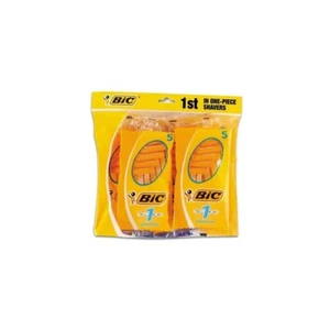 BIC 1 Sensitive Disposable Razors – Single Blade for Men – 5, 10, 15, 20 Packs - Picture 1 of 4
