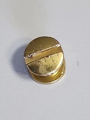 Joyería para hombre de colección victoriana de 1/4" con botón de cuello dorado diseño de tornillo B47 Foto 1 de 3