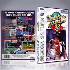 Sega Saturn Custom Case - NO GAME - World Series Baseball '98