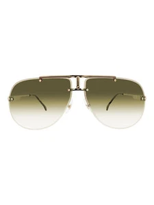 Carrera 1052/S Unisex Pilot Gold Frame Gradient 65-12-145 Sunglasses MSRP $215 - Picture 1 of 4