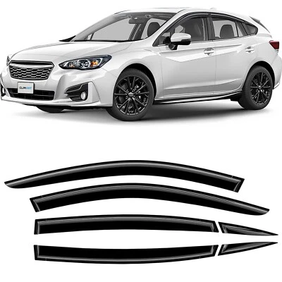 Parasoles de lluvia protectores de viento para Subaru Impreza Hatchback 2017-2023 Foto 1 de 4