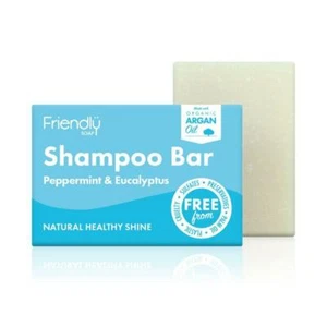 💚 Friendly Soap Natural Eucalyptus & Peppermint Shampoo Bar 95g - Picture 1 of 1