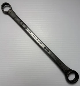 Ancienne clé à embout double boîte Bonney Tools 2893B 3/4" x 7/8" - 12 points USA - Photo 1/12