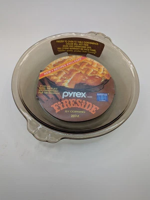 Vintage Pyrex by Corning Fireside 7" 18cm  Flavor Savor Pie Plate Brand New - Image 1 of 4