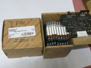 10 x Weidmüller Coupling Relay 1122840000 TRS 230VAC RC 1CO Original packaging - Picture 1 of 3