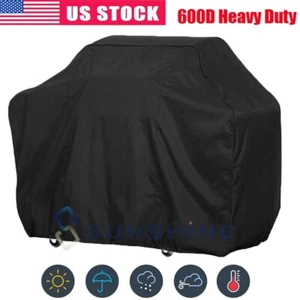 BBQ Gas Grill Cover 58" 64" 70" Barbecue Waterproof Outdoor UV Block Protection - Picture 1 of 27