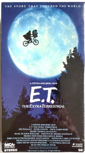 BRAND NEW SEALED VHS E.T. THE EXTRA TERRESTRIAL 1988 GREEN FLAP MCA HOME VIDEO - Picture 1 of 4