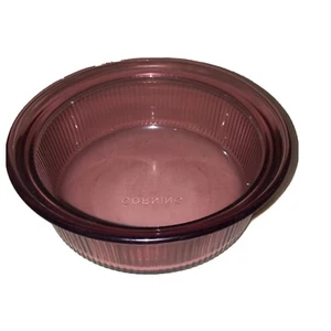 Corning Ware Cranberry Glas 1 Pint Kochschüssel C-16-B nicht mehr produziert lila - Bild 1 von 3