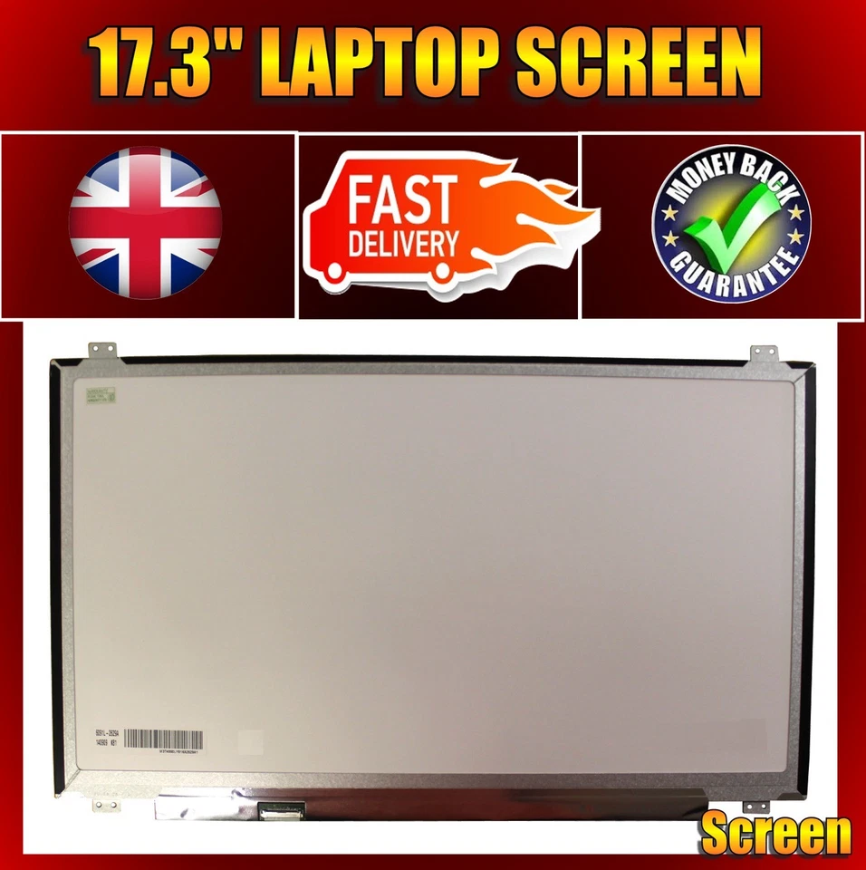 17.3" COMPATIBLE B173HAN01.0 FOR CLEVO P870DMG LED LCD DISPLAY SCREEN FULL HD UK - Image 1 of 1