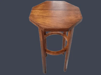 PIANTANA PORTA OGGETTI IN NOCE INTEGRA E ORIGINALE EPOCA 900' RESTAURATA - Immagine 1 di 4