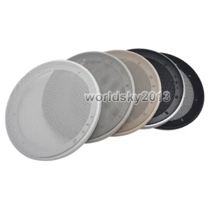 1 pieza 6.5" pulgadas Altavoz Parrilla Cubierta Coche Audio Decorativo Círculo Malla Metálica 183mm - Imagen 1 de 17