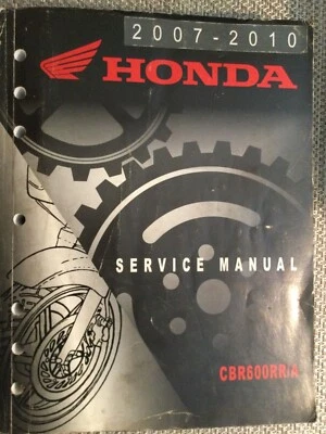 2007-2010 Honda CBR600RR 61MFJ03 Manual de Serviço de Fábrica CBR600 CBR 600RR RA - Imagem 1 de 4