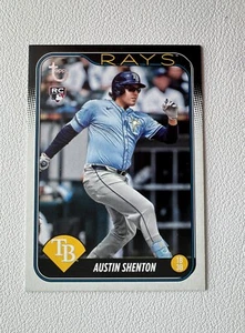 2024 Topps Update AUSTIN SHENTON VINTAGE STOCK # /99 Tampa Bay Rays RC - Picture 1 of 2