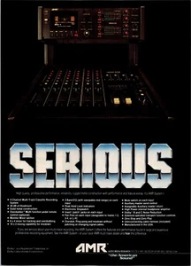 DE COLECCIÓN 1987 AMR AUDIO MEDIA INVESTIGACIÓN SISTEMA GRABACIÓN ANUNCIO IMPRESO - Imagen 1 de 1