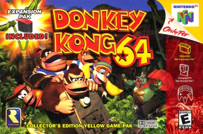 Donkey Kong 64 Nintendo 64 N64 BOX ART Premium POSTER MADE IN USA - N64018