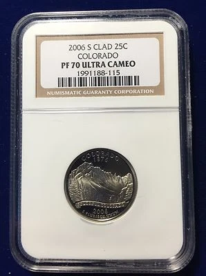2006-S Clad 25c Colorado NGC PF 70 Ultra Cameo - Image 1 of 3