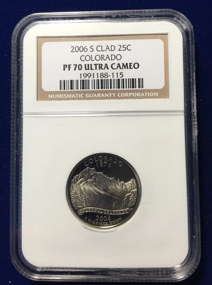 2006-S Clad 25c Colorado NGC PF 70 Ultra Cameo - Image 1 of 3